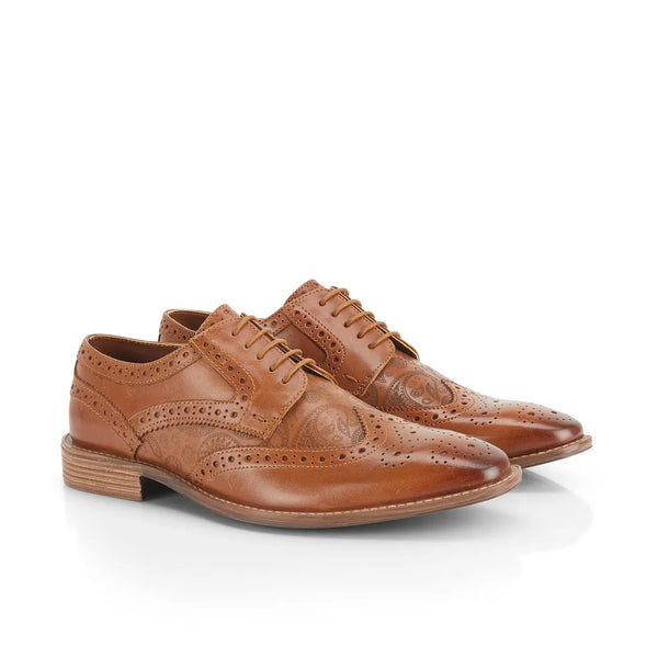 CATESBY ENGLAND Churchill Premium Leather Brogue Shoes