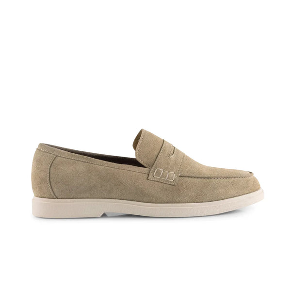 Silver Street London San Nicola Suede Casual Penny Loafers