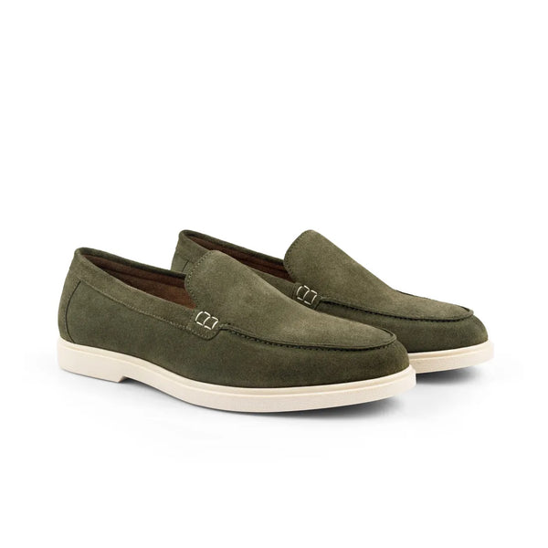 Silver Street London San Mauro Suede Casual Apron Loafers