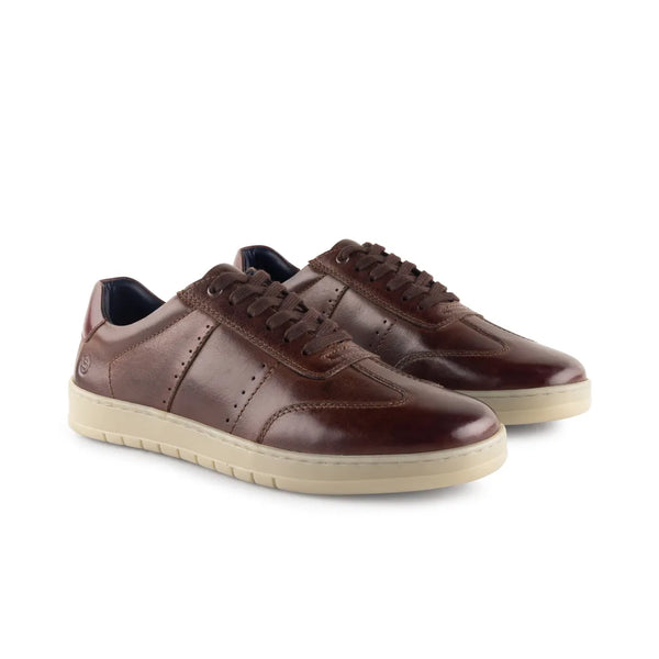 Silver Street London Marco Leather Casual Trainers