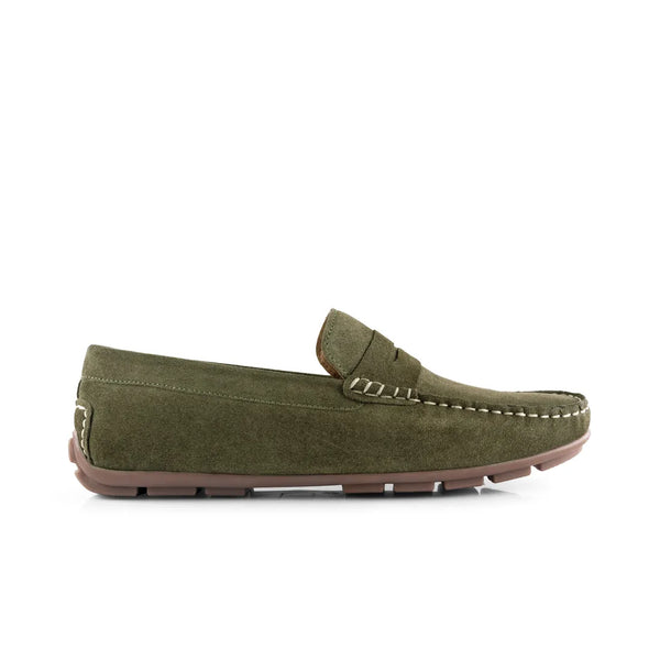 Silver Street London Bari Suede Casual Driving Loafers