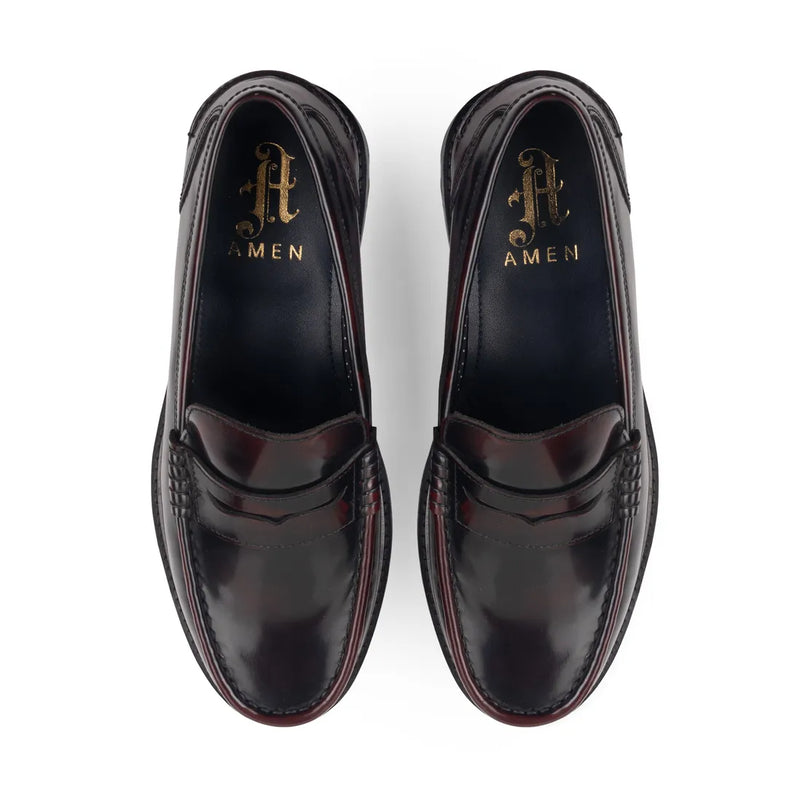 Amen Shoes Antrim Leather Formal Loafer