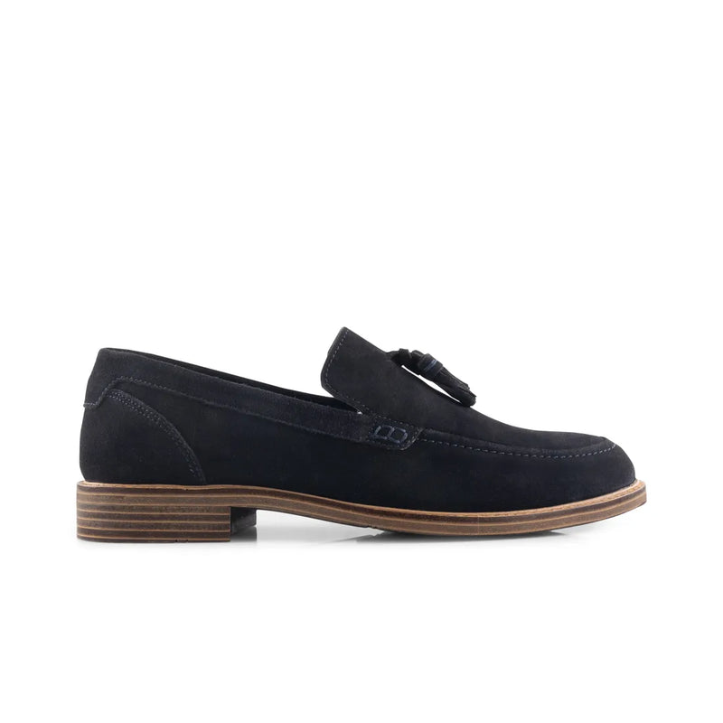 Amen Shoes Affleck Suede Leather Smart Loafer