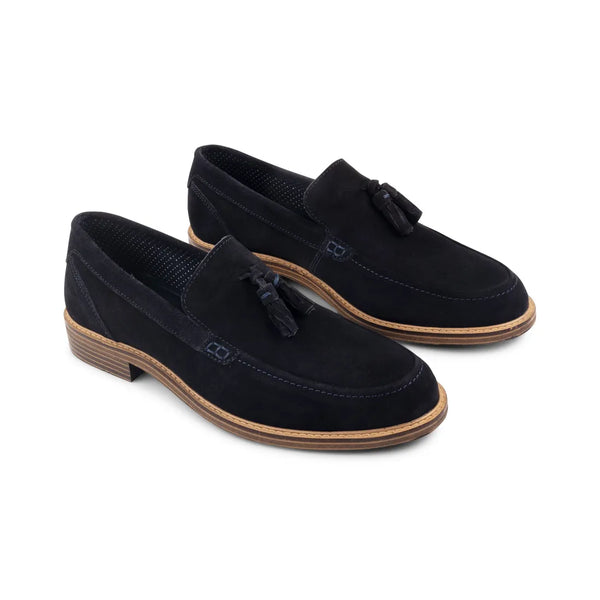 Amen Shoes Affleck Suede Leather Smart Loafer