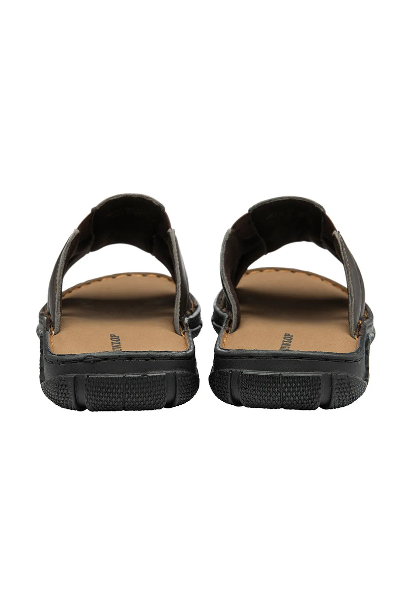 Dunlop 'Otis' Leather Open-Toe Mule Sandals