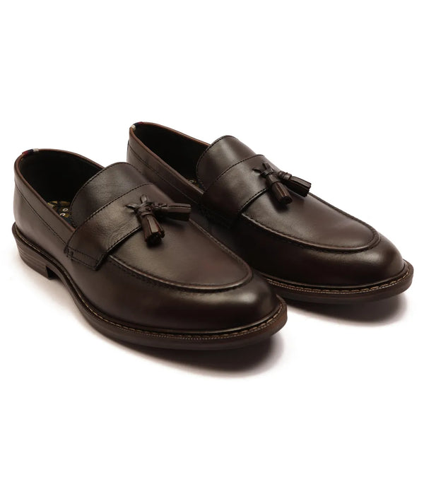 Thomas Crick 'Clinton' Suede Leather Tassel Formal Loafer Shoes