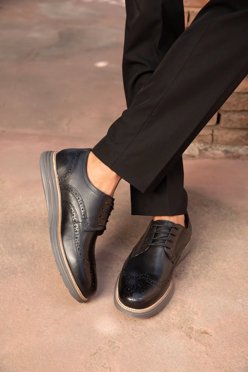 Thomas Crick 'HARRINGTON' Derby Brogue Casual Leather Lace Up Shoe